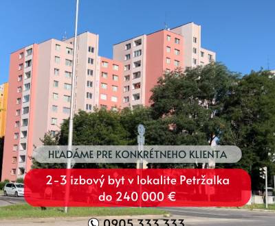 Prodej Byt 3+1, Bratislava - Petržalka, Slovensko