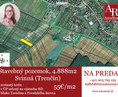 Prodej Pozemky - bydlení, Svinná, Trenčín, Slovensko