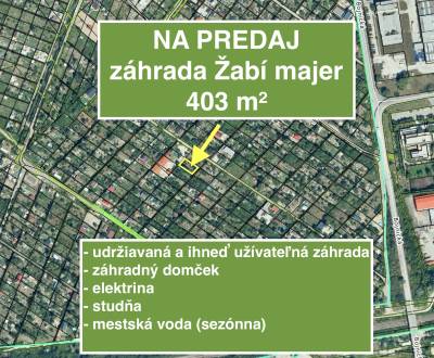 Prodej Zahrady, Zahrady, Žabí majer, Bratislava - Rača, Slovensko