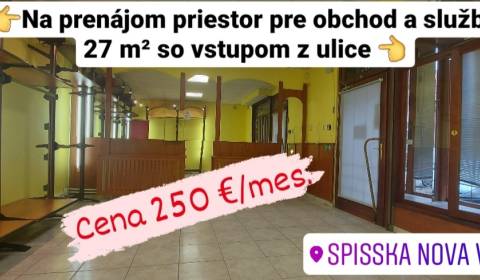 Pronájem Prostory pro obchod, Hviezdoslavova, Spišská Nová Ves, Sloven