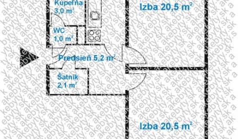 Predaj priestranný 2 izb. byt s balkónom na Dubnickej ulici, Petržalka