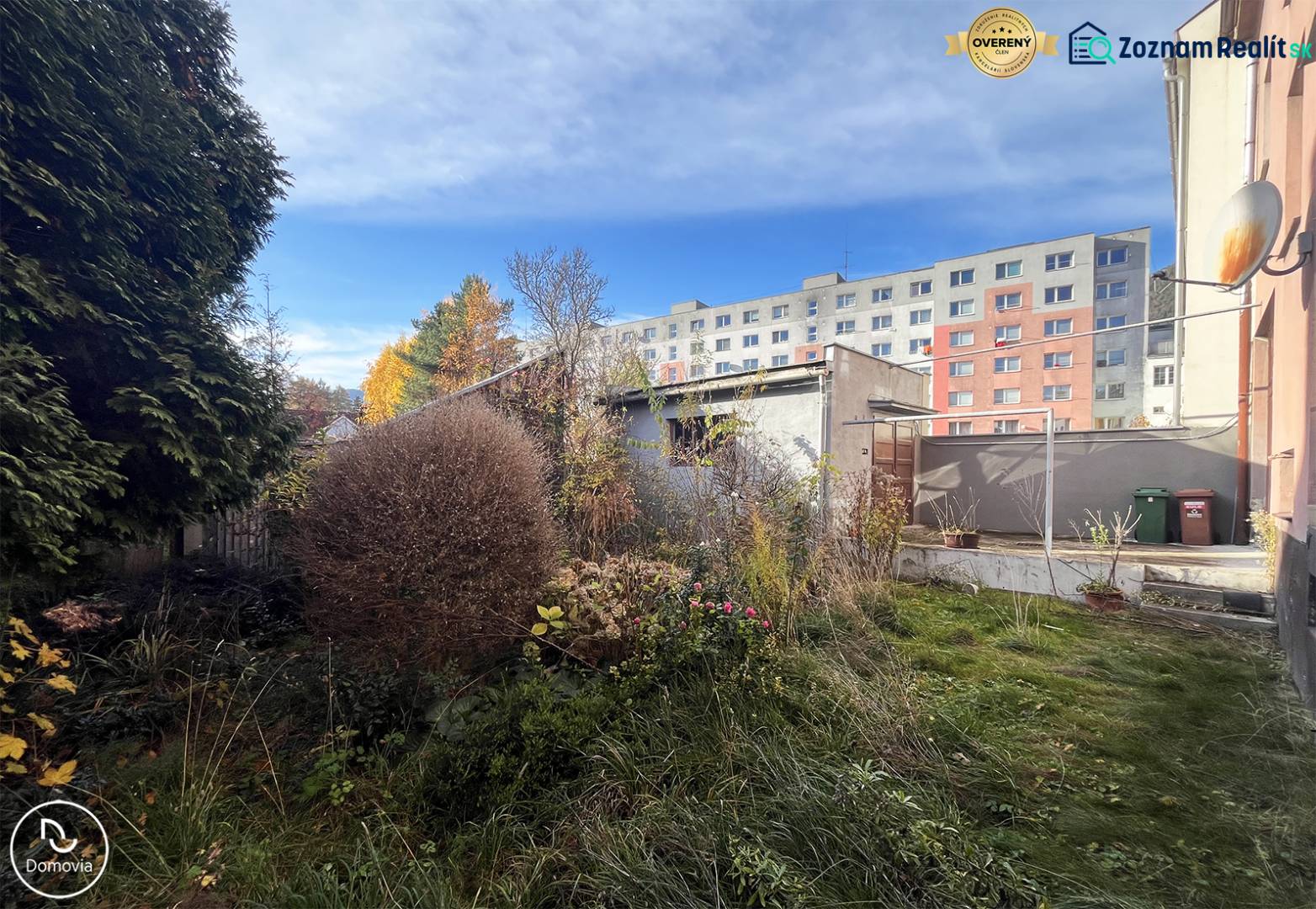 Zahrada u bytu s 5 a více pokoji na Medveckého v Ružomberku.