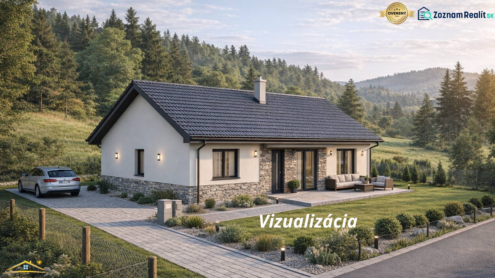 Rodinný dům obklopený zelení a horami, ideální pro bydlení v Makově.