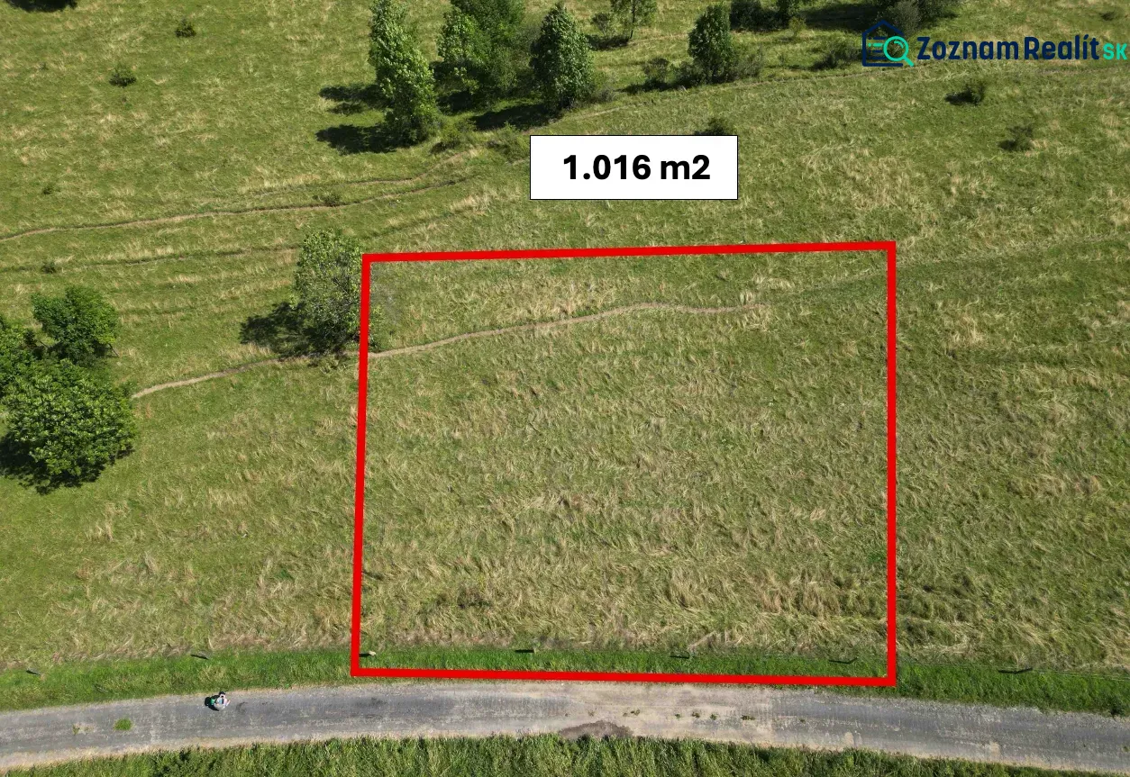 Pozemek 1.016 m² s trávou a stromy, Stará Ľubovňa, Zvláštní nemovitosti.