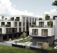 Výstavba bytů na ulici M.R. Štefánika v Trenčíně s moderní architekturou.