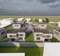 Nové domy na Triblavinské ulici v Chorvatském Grobu se 4pokojovými byty a zahradami.