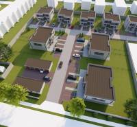 Vizualizace rezidenční čtvrti na Triblavinské ulici v Chorvatském Grobu, zahrnující několik 4pokojových bytů.