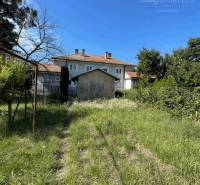 Zahrada u domu na Velkoblahovské ulici v Dunajské Stredě, obklopená zelení.