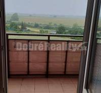 Výhled na balkon 2pokojového bytu v Bratislavě - Petržalce s okolím přírody.