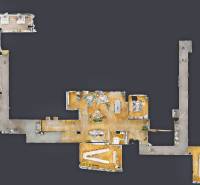 Půdorys kanceláří s podlahou s dřevěným dekorem na Ulici Žižkova, Bratislava - Staré Město.