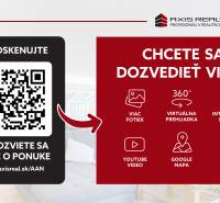 Informační obrázek s QR kódem pro více informací o 2-pokojovém bytě.