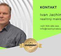 Vizitka realitního makléře s kontaktními údaji a certifikátem ověřeného člena.