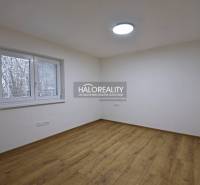 Pokoj v rodinném domě s oknem a podlahou s dřevěným dekorem.