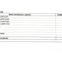 Podlahová plocha 3-pokojového bytu zahrnuje místnosti a lodžii, celkem 70,54 m².