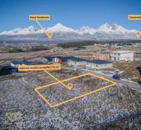 Zimní krajina v Mlynici s pozemky na bydlení, s horským panoramatickým výhledem.