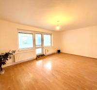 Pokoj v rodinném domě s podlahou s dřevěným dekorem a velkými okny.