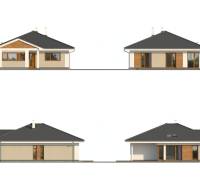 Vizualizace rodinného domu na ulici U první kapličky v Záhorské Vsi.