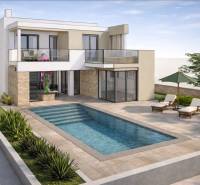 Dvoupatrový dům s bazénem ve městě Ljubač, na ulici Ljubač, určený pro Pozemky - bydlení.