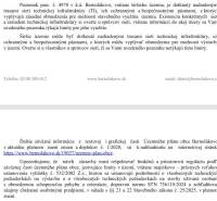 Text o pozemku v Bernolákově, Dukelská, omezení technické infrastruktury pro komerční využití.