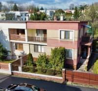 Rodinný dům na Kalinčiakově ulici v Michalovcích, s upravenou předzahrádkou a dřevěným plotem.