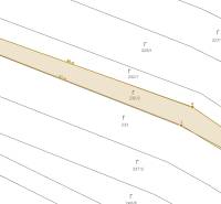 Mapa pozemků na bydlení v Tešedíkově, zobrazuje parcelu číslo 232/2.