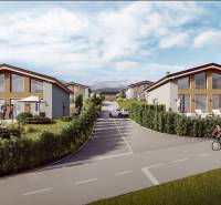 Chaty s terasami a výhledem na hory v Dolní Lehotě na ulici Dolní Lehota.