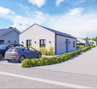 Rodinný dům v Borčicích se dvěma auty a zahradou, oplocené pozemky.