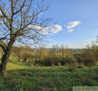 Pohled na rozkvetlé louky a stromy s výhledem na Krupinu, Pozemky - bydlení.