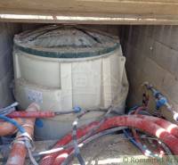 Podzemní nádrž s potrubím v rodinném domě v Šiatorské Bukovince.