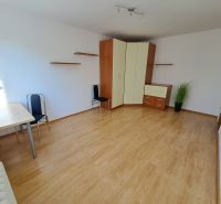 Pokoj v 2-pokojovém bytě s nábytkem a podlahou s dřevěným dekorem.