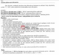 Územněplánovací informace pro Borinku zahrnuje výstavbu domů a ochranná pásma.