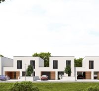 Řadová výstavba domů na ulici Čulenova ve Skalici, vhodná pro Pozemky - bydlení.