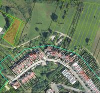 Mapa katastru pozemků na Azalkové v Banské Bystrici, vhodná k bydlení.