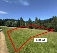 Pozemek o rozloze 1 135 m² v přírodě u zvláštních nemovitostí ve Staré Ľubovni.