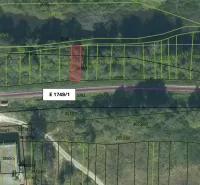 Katastrální mapa zemědělských a lesních pozemků v obci Valaská s vyznačením parcel.