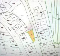 Mapa pozemků určených k bydlení na Jarkově ulici, Košice - městská část Šaca.
