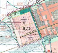 Mapa znázorňuje plán Pozemků - bydlení v Lužiankách, s detaily území a infrastruktury.