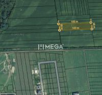 Letecká mapa zemědělských a lesních pozemků v Lackovcích na ulici Lackovce.