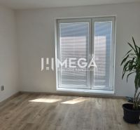 Kancelář s rostlinou, podlaha s dřevěným dekorem a balkonové dveře se žaluziemi.