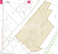 Mapa pozemku na prodej v Michalovcích, Staré, vhodná pro bydlení s rozlohou 2978 m².