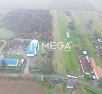 Letecký pohled na zemědělské a lesní pozemky v Pustém Čemerném, Pusté Čemerné.