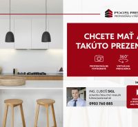 Reklama na prezentaci nemovitostí s důrazem na kuchyň na ulici Bosákova a garáže.