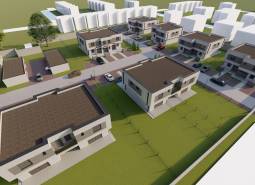 Vizualizace rezidenční čtvrti se 4pokojovými byty na Triblavinské v Chorvatském Grobu.