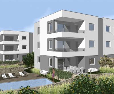 ☀ Pag-Novalja (HR) – 3-izbový apartmán v novostavbe s bazénom!