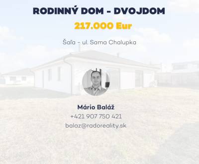 Prodej Rodinný dům, Rodinný dům, Sama  Chalupku, Šaľa, Slovensko