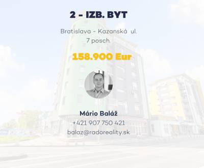 Prodej Byt 2+1, Byt 2+1, Kazanská, Bratislava - Podunajské Biskupice, 