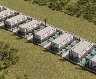 CHORVATSKO - Nový apartmánový komplex - MANDRE, ostrov PAG