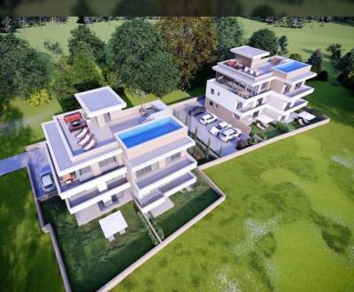 CHORVATSKO - 4+kk apartmány v blízkosti pěkné pláže - SUKOŠAN