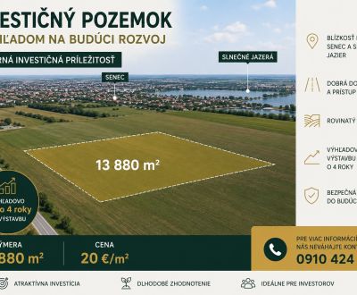 Prodej Pozemky - bydlení, Pozemky - bydlení, Senec, Slovensko