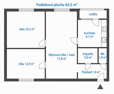 Prodej Byt 3+1, Byt 3+1, Jasovská, Bratislava - Petržalka, Slovensko